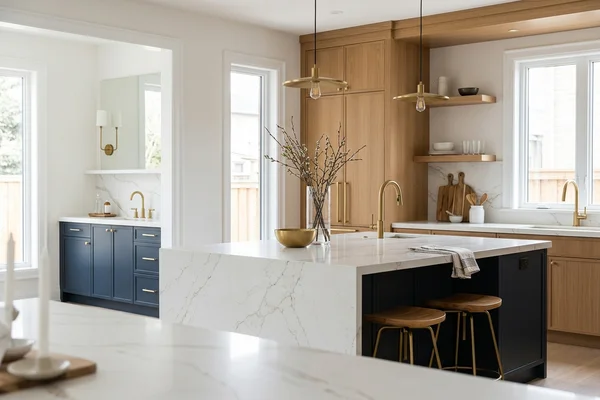 Silestone kitchen countertops in a Markham family home