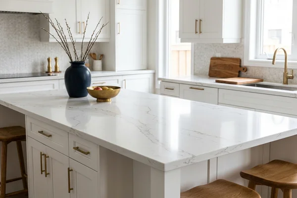 Silestone quartz countertop in a Markham family kitchen