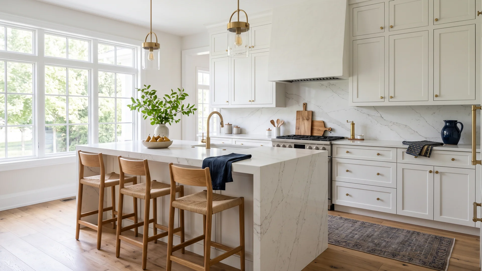 Markham family kitchen with Silestone quartz countertops